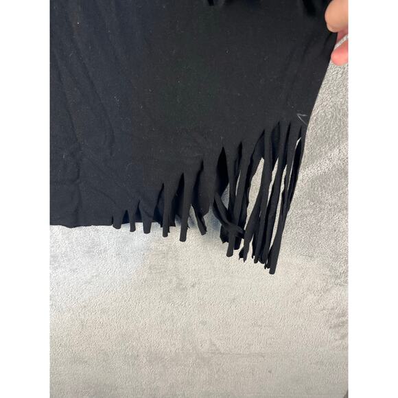 Harley Davidson Upcycled T-Shirt 4X Sinister Ride Off The Shoulder Fringe Rave - Picture 5 of 5